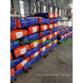 Blue Orange Tarpaulin Cover